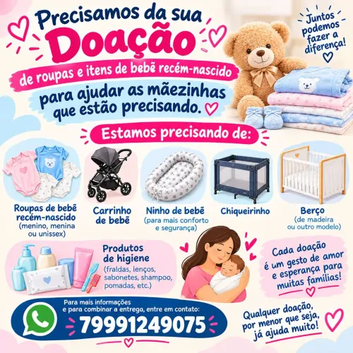 Precisamos de doações