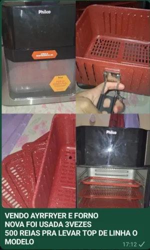 VENDO AYRFRYER COM FORNO