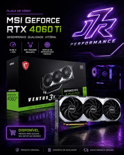 MSI RTX 4060 Ti Ventus 3X 8GB GDDR6