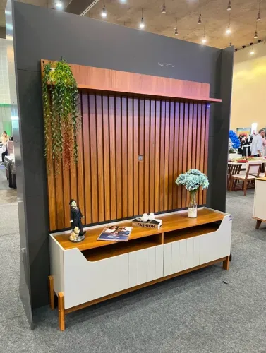 Bancada Moema + Painel Trend 100% MDF, Ideal para TVs até 70 Polegadas - Entrega Imediata;
