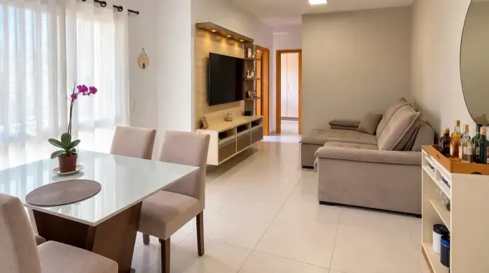Imóvel para aluguel possui 64 metros quadrados com 2 quartos em Vila São José - Taubaté -