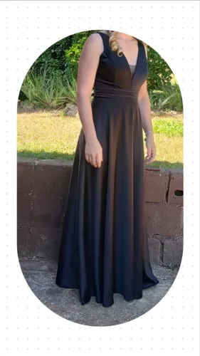 Vestido festa Preto 38