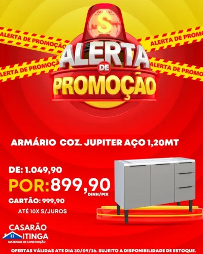 Armários de Cozinha em Promoção em Aço!!