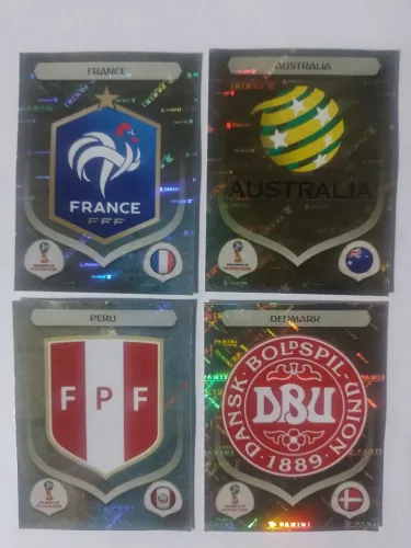 FIGURINHAS ESCUDOS 2018 - ED. PANINI