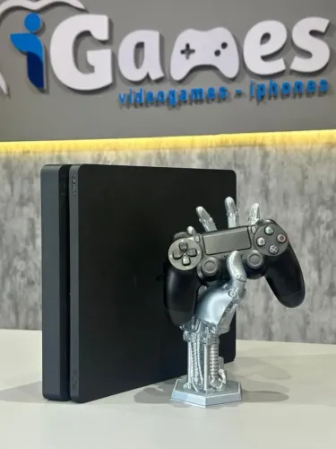 Playstation 4 Slim 1TB + Jogo de Brinde com Garantia | Loja Física iGames - Ps4