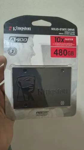 SSD HD interno kingston 480GB zero na embalagem nunca usado