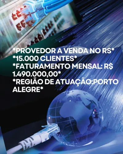 PROVEDOR A VENDA NO RIO GRANDE DO SUL.