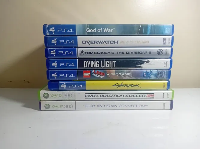 Jogos ps4 e xbox 360