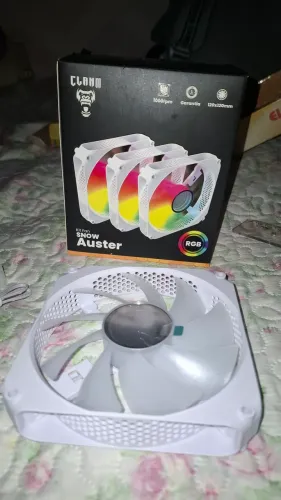 Kit fans Snow Auster Clawn Branca RGB