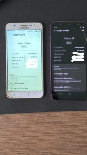 Smartphones Samsung J7 Prime e J8