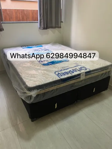 Cama box conj king molas ensacadas ate 10x sem juros
