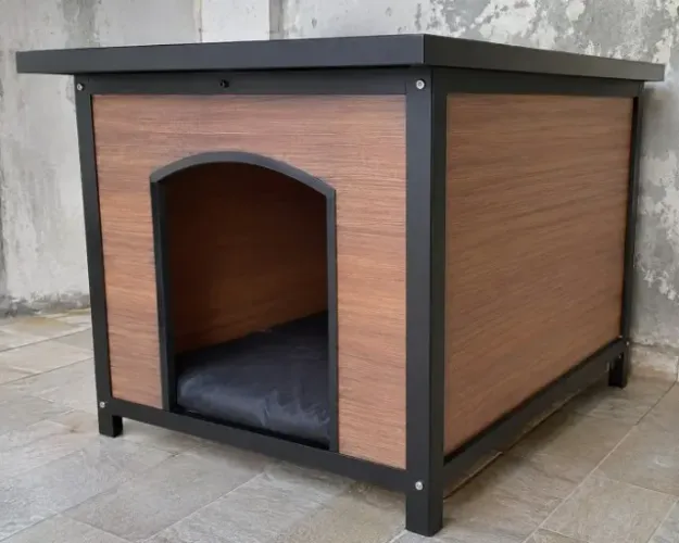 Casinha para Cachorro em Metalon e MDF - Resistente e Moderna / PREÇO A COMBINAR 