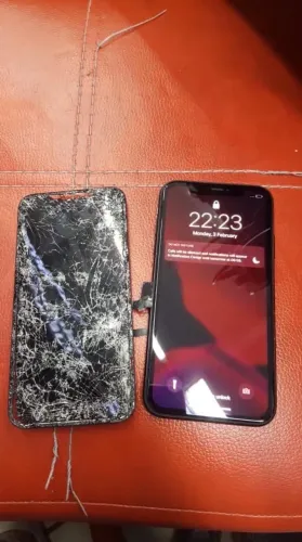 Troca de tela a domicílio