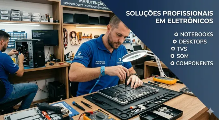 Manutenção em Equipamentos Eletrônicos.
