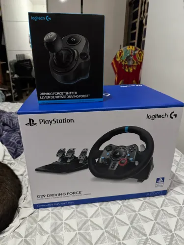 VOLANTE LOGITECH G29 + CÂMBIO SHIFTER