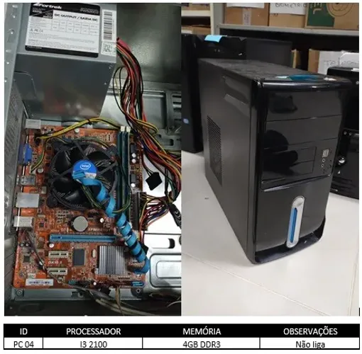 Computadores para uso ou retirada de peças 06/06