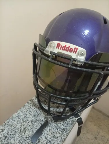 Capacete de futebol americano Speed Tamanho M com viseira inclusa