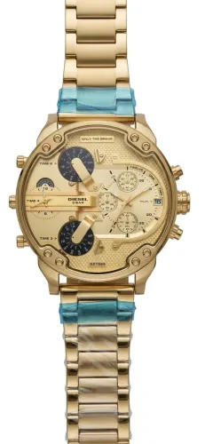 Relógio Diesel Dz7333 Mr.daddy Gold Black 57mm