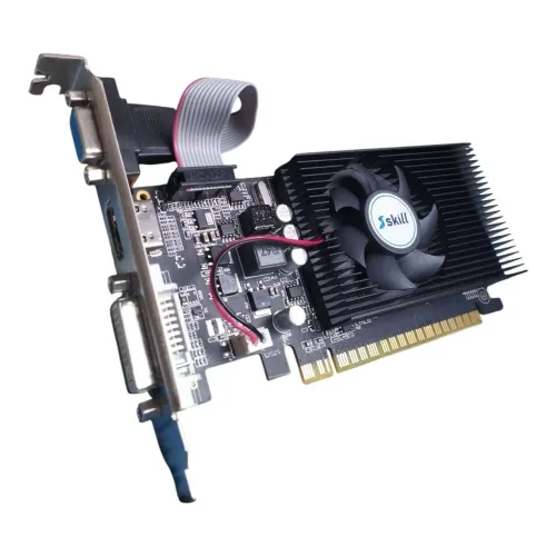 Placa de Vídeo Skill Nvidia GeForce GT 730 4GB 128bit DDR3 - Nova / Sem Uso