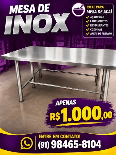 Mesa de inox