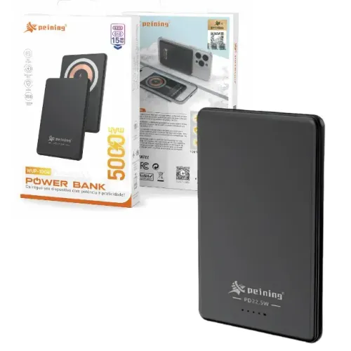 Bateria Portátil (Power Bank) Com Magsafe 5000MAH WUP-1004 - Peining