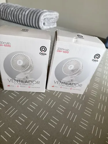 Ventiladores com grampo portatil