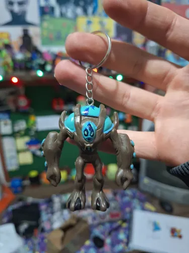 Ben 10 Supremacia Alienígena Chaveiro Fogo Fatuo Supremo Miniatura Boneco