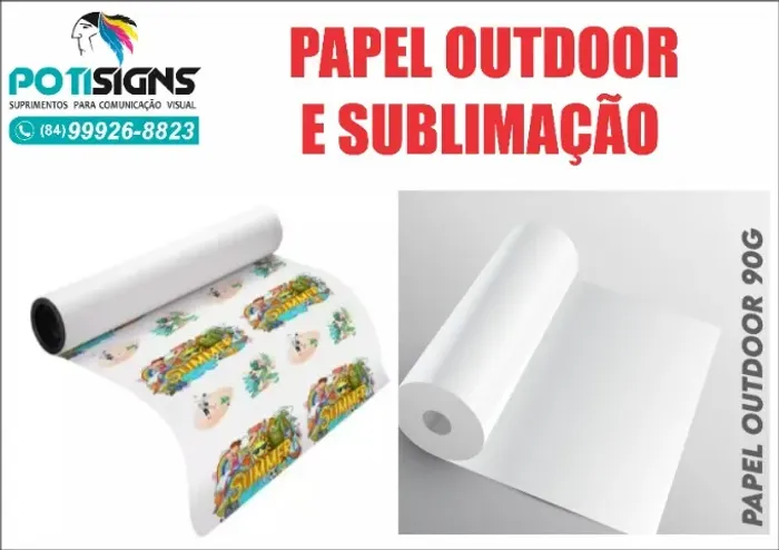 Papel sublimação / Papel outdoor