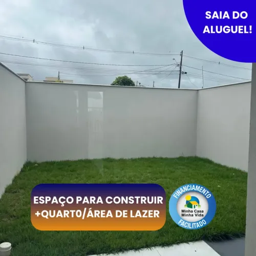 Casas de 2 quartos pronta para morar com quintal