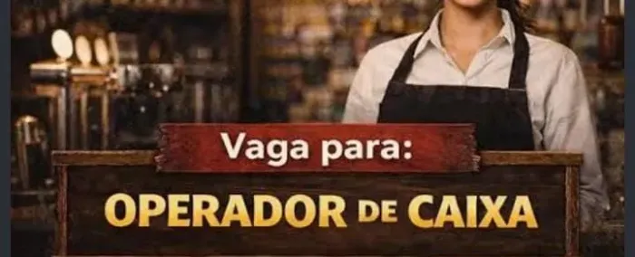 Vaga atendimento e caixa