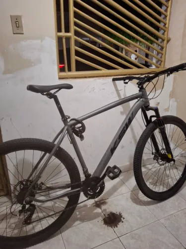 Bicicleta Ksw Aro 29 24v Freio a Disco Cor Grafite Quadro alumínio