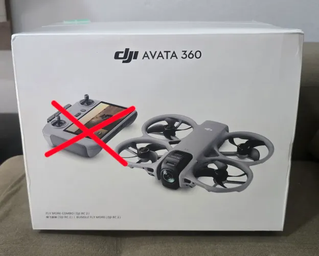 DRONE DJI AVATA 360 FLY MORE COMBO (( SEM CONTROLE )) AINDA LACRADO, PARA DESLACRAR