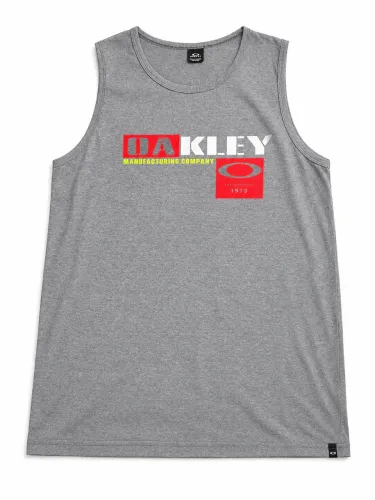 Regata Oakley Cinza Masculina - Estilo Casual/Esportivo | Tamanho GG