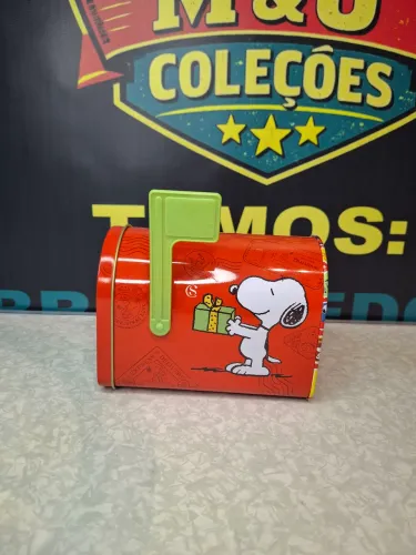 Lata caixa correio Snoopy