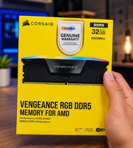 Memória RAM Corsair Vengeance RGB 32GB (2x16GB) DDR5 5600MHz