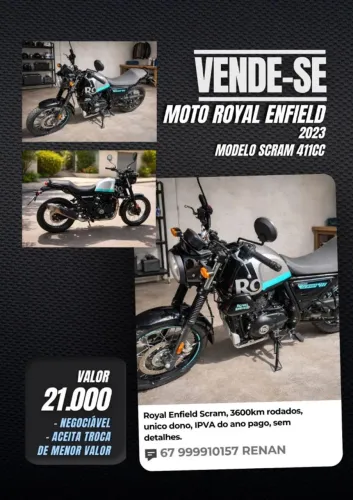 royal enfield scram 411 2023