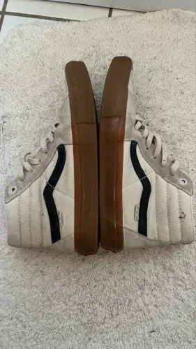 Tênis Vans Skate Sk8-Hi Bege Gum - Tam. 41