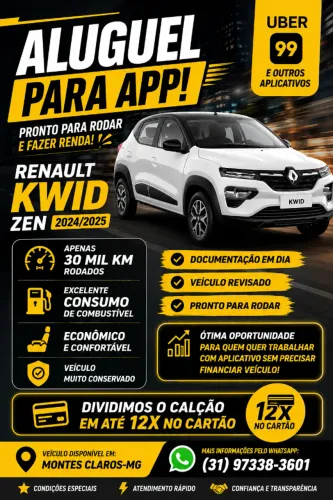 Renault Kwid Zen 1.0 Flex 12V 5P Mec. 2025