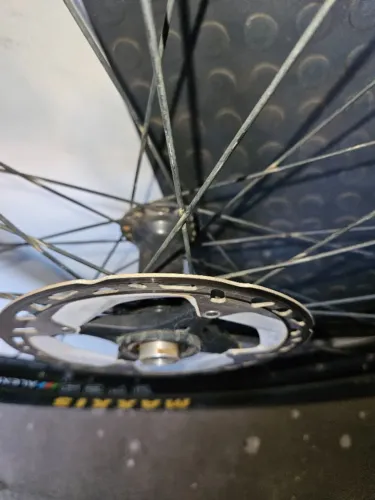 Roda dianteira Aro 29 Alex Rims cubo shimano XT raio inox pneu Maxxis tubbeles disco RT86