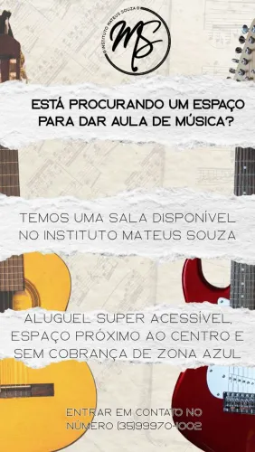 Espaço para professor de música 