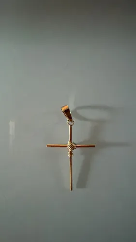 Pingente cruz de ouro 18k