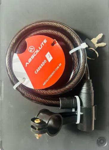 Cadeado para bike (2 chaves)