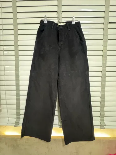 Calça wide leg preta