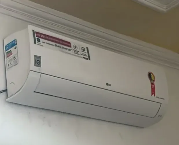 Ar Condiconado LG Split Dual inverter Hi Wall Compact + AI 18000 BTUs