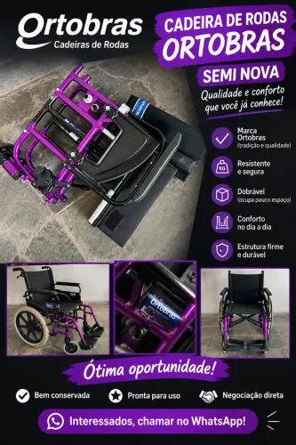 Cadeira de rodas pra sair rápido 