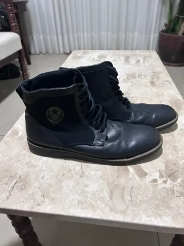 bota masculina satinato preta 42