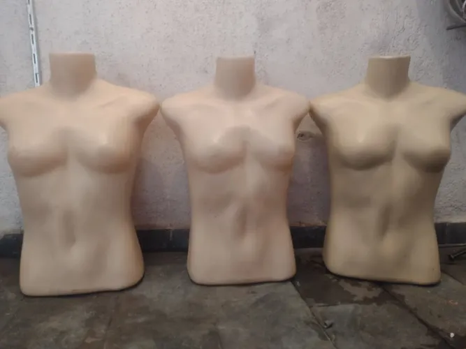 Kit com 3 manequins de Busto feminino 50,00