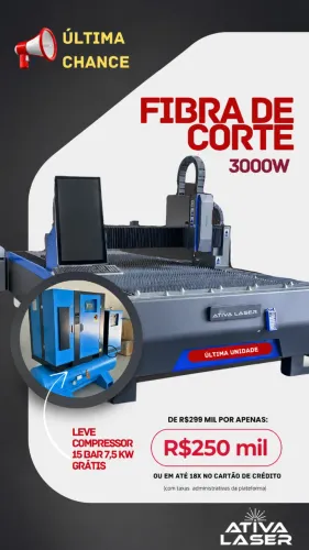 Máquina Laser Fibra de Corte