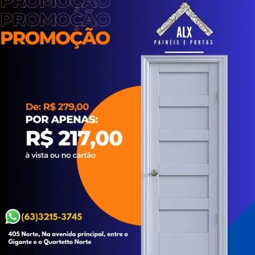 Portas de promoção! ALX PORTAS