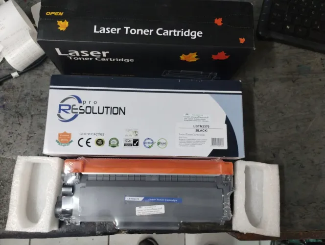 2 Toners compatíveis TN-2340 /2370 novos p/ impressora Brother 